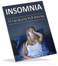 Insomnia PLR articles